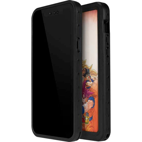 Dragon Ball Super Goku Evolution iPhone 14 Pro Max Waterproof Case