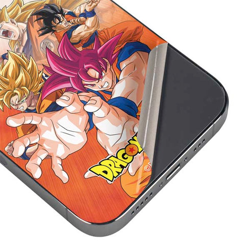 Dragon Ball Super Goku Evolution iPhone 14 Pro Skin