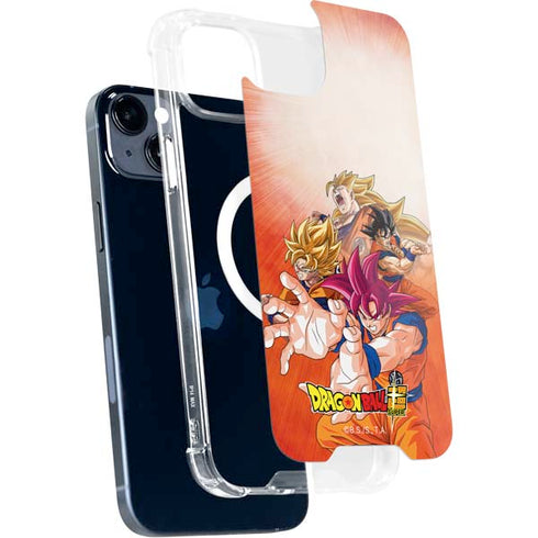 Dragon Ball Super Goku Evolution iPhone 15 MagSafe Case