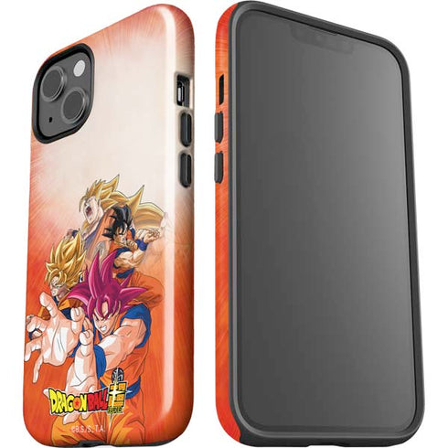 Dragon Ball Super Goku Evolution iPhone 15 Plus Impact Case