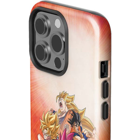 Dragon Ball Super Goku Evolution iPhone 15 Pro Impact Case