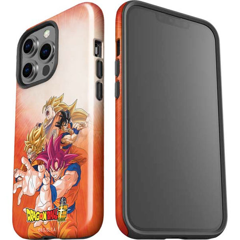 Dragon Ball Super Goku Evolution iPhone 15 Pro Impact Case