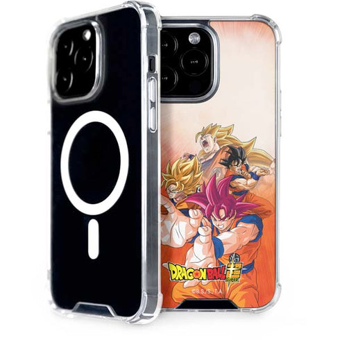 Dragon Ball Super Goku Evolution iPhone 15 Pro Max MagSafe Case