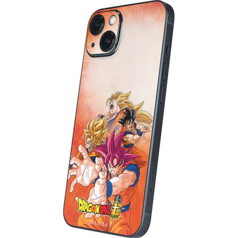 Dragon Ball Super Goku Evolution iPhone 15 Skin