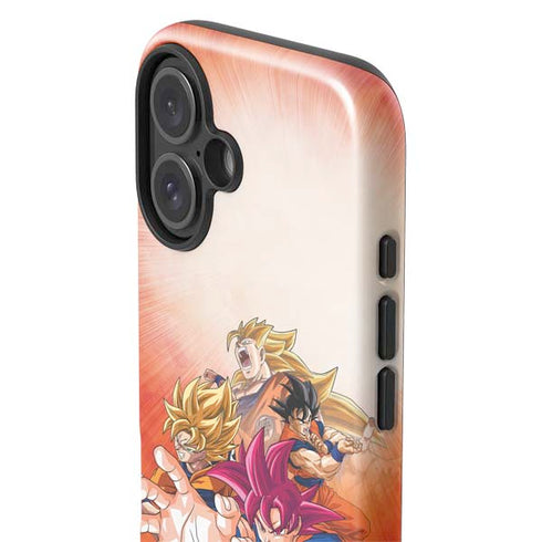 Dragon Ball Super Goku Evolution iPhone 16 Impact Case