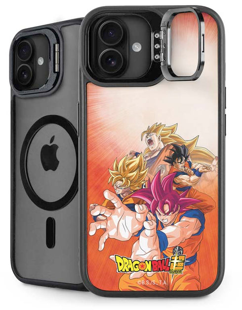 Dragon Ball Super Goku Evolution iPhone 16 Plus Kickstand Case