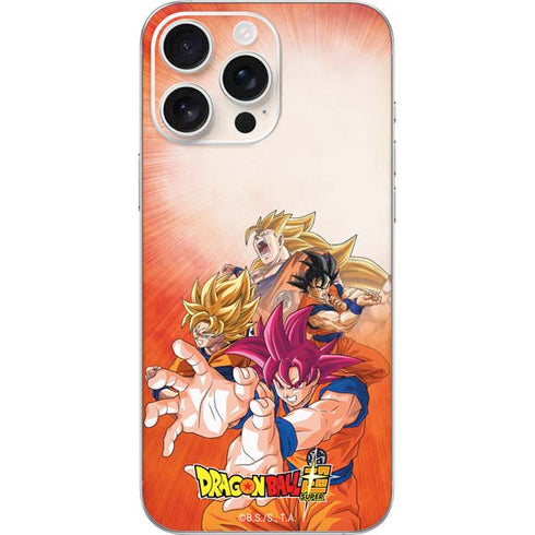 Dragon Ball Super Goku Evolution iPhone 16 Pro Max Skin