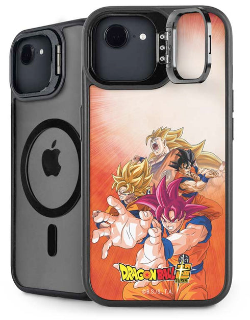 Dragon Ball Super Goku Evolution iPhone 16e Kickstand Case