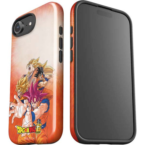 Dragon Ball Super Goku Evolution iPhone 16e Impact Case