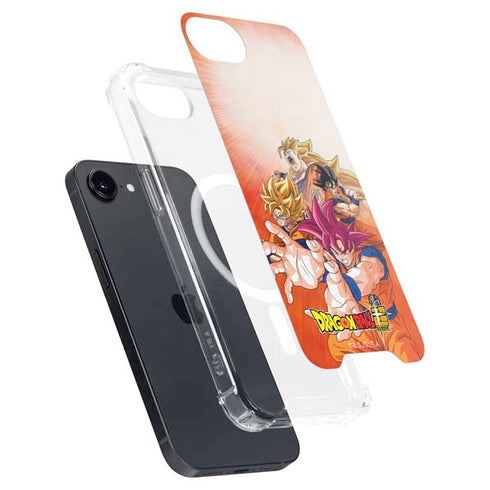 Dragon Ball Super Goku Evolution iPhone 16e MagSafe Case
