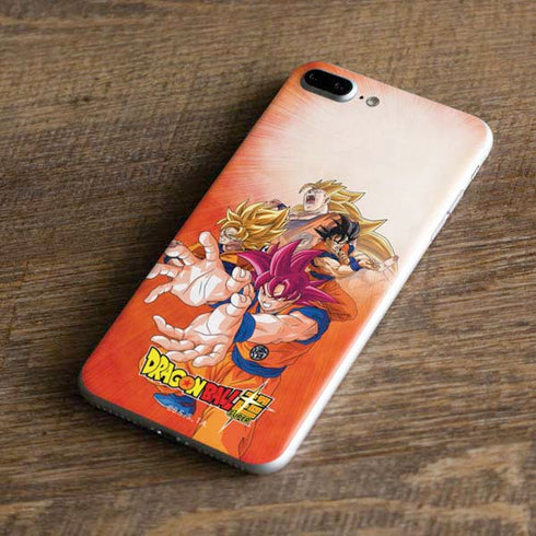 Dragon Ball Super Goku Evolution iPhone 7 Plus Skin