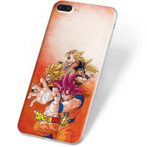 Dragon Ball Super Goku Evolution iPhone 8 Plus Skin
