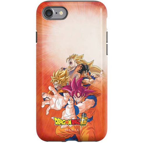 Dragon Ball Super Goku Evolution iPhone SE (2nd & 3rd Gen) Pro Case