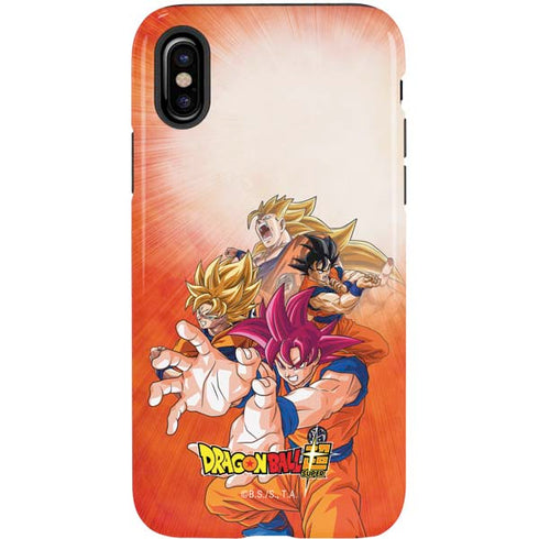 Dragon Ball Super Goku Evolution iPhone X Pro Case
