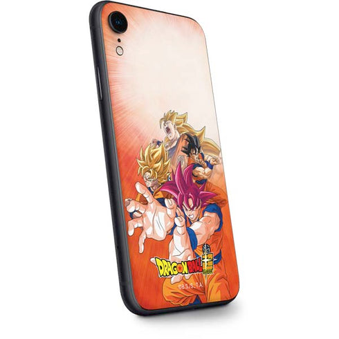 Dragon Ball Super Goku Evolution iPhone XR Skin