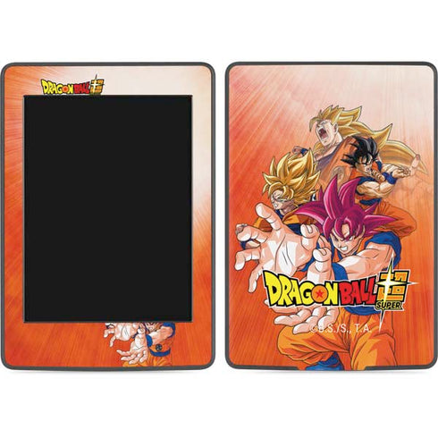 Dragon Ball Super Goku Evolution Amazon Kindle Skin