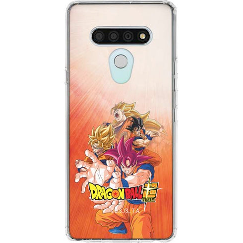 Dragon Ball Super Goku Evolution LG Stylo 6 Clear Case