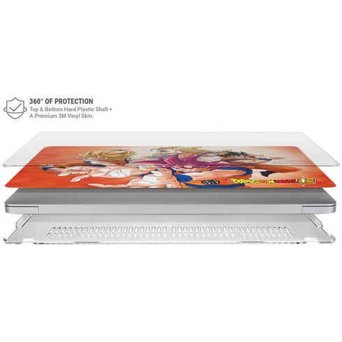 Dragon Ball Super Goku Evolution MacBook Air 15in (2023-2025) Case plus Skin