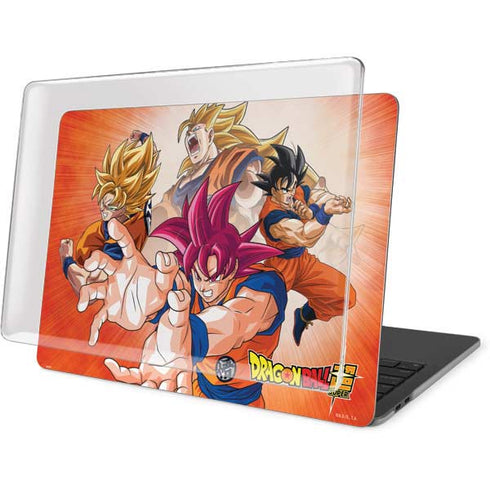 Dragon Ball Super Goku Evolution MacBook Pro 13in (2020) Case plus Skin
