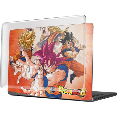Dragon Ball Super Goku Evolution MacBook Pro 14in (2021-24) Case plus Skin
