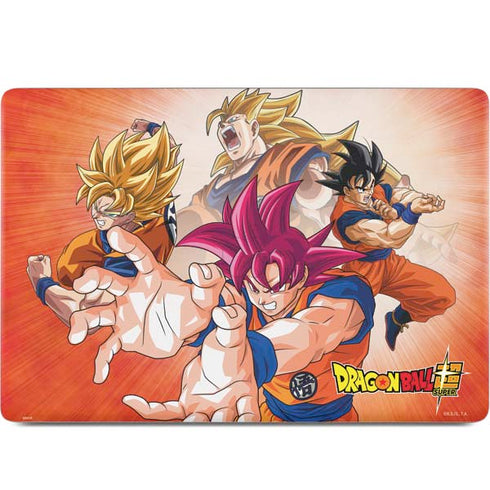 Dragon Ball Super Goku Evolution MacBook Skins