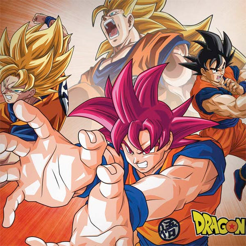 Dragon Ball Super Goku Evolution MacBook Skins