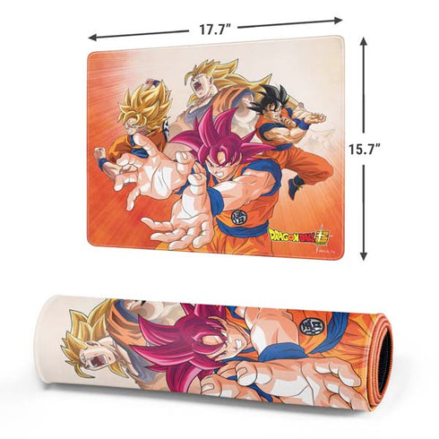 Dragon Ball Super Goku Evolution Gaming Mouse Pad