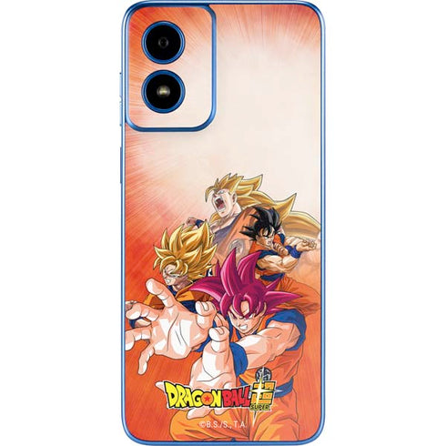 Dragon Ball Super Goku Evolution Moto G Play 4G (2024) Skin