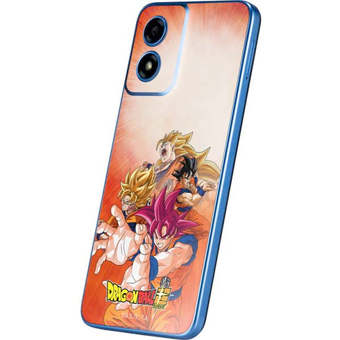 Dragon Ball Super Goku Evolution Moto G Play 4G (2024) Skin