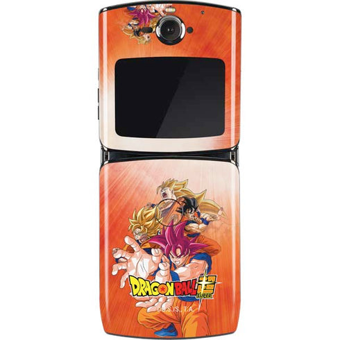 Dragon Ball Super Goku Evolution Motorola RAZR Skin