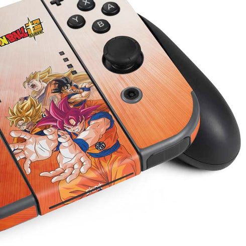 Dragon Ball Super Goku Evolution Nintendo Switch Bundle Skin