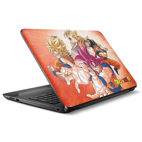 Dragon Ball Super Goku Evolution HP Notebook Skin