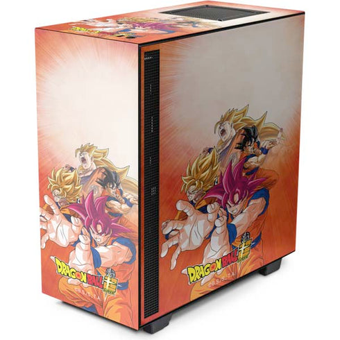 Dragon Ball Super Goku Evolution NZXT H510 Compact ATX Mid-Tower Case Skin