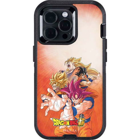 Dragon Ball Super Goku Evolution Otterbox Defender iPhone Skin