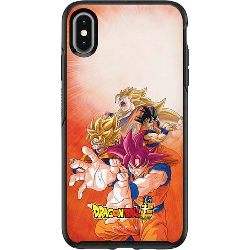 Dragon Ball Super Goku Evolution Otterbox Symmetry iPhone Skin
