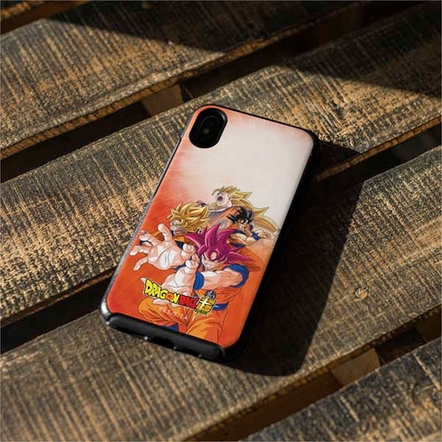 Dragon Ball Super Goku Evolution Otterbox Symmetry iPhone Skin