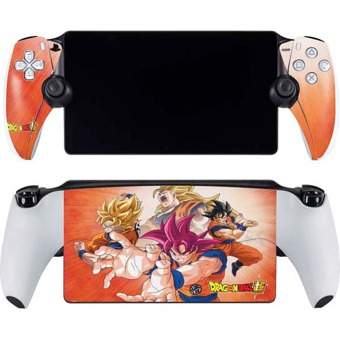 Dragon Ball Super Goku Evolution PlayStation Portal Remote Player Skin