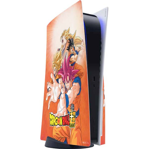 Dragon Ball Super Goku Evolution PS5 Console Skin