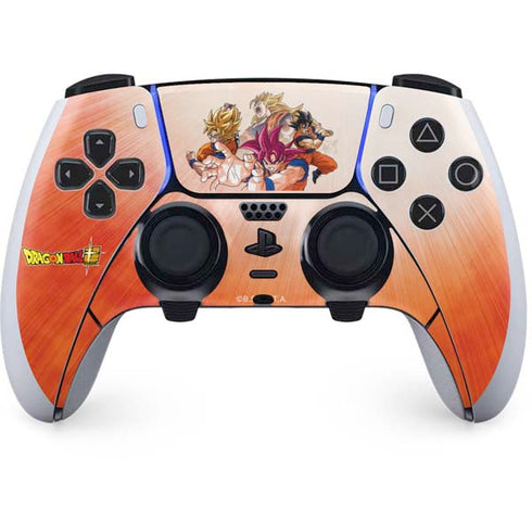 Dragon Ball Super Goku Evolution PS5 DualSense Edge Pro Controller Skin