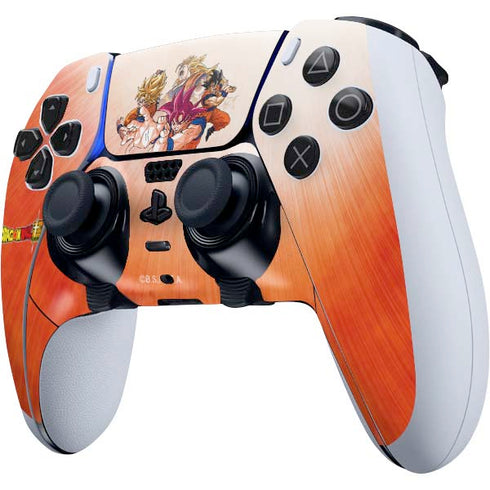 Dragon Ball Super Goku Evolution PS5 DualSense Edge Pro Controller Skin
