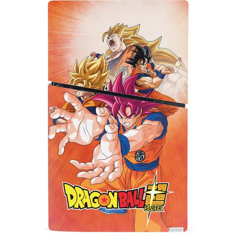 Dragon Ball Super Goku Evolution PS5 Slim Digital Edition Bundle Skin