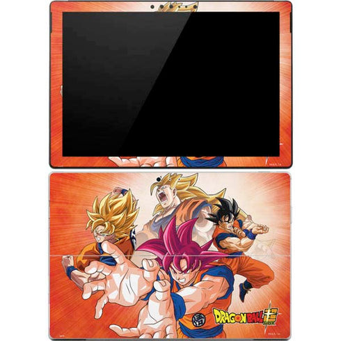 Dragon Ball Super Goku Evolution Surface Pro 4 Skin