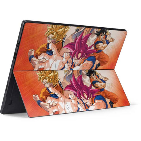 Dragon Ball Super Goku Evolution Surface Pro 7 Skin