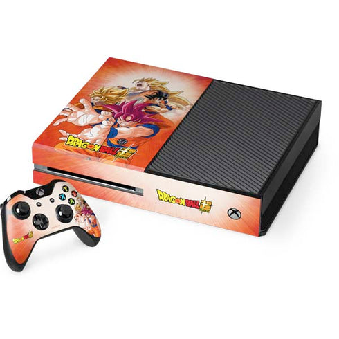 Dragon Ball Super Goku Evolution Xbox One Console and Controller Bundle Skin