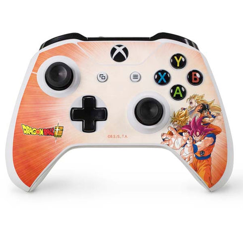 Dragon Ball Super Goku Evolution Xbox One S Console and Controller Bundle Skin
