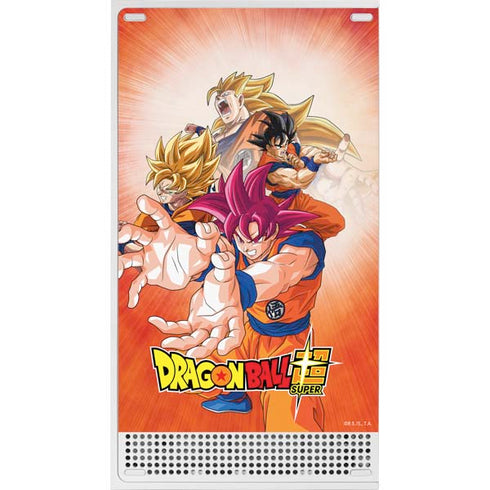 Dragon Ball Super Goku Evolution Xbox Series S Console Skin