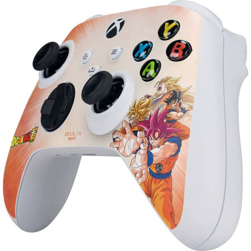 Dragon Ball Super Goku Evolution Xbox Series S Controller Skin