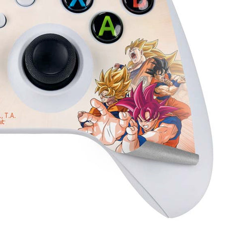 Dragon Ball Super Goku Evolution Xbox Series S Controller Skin