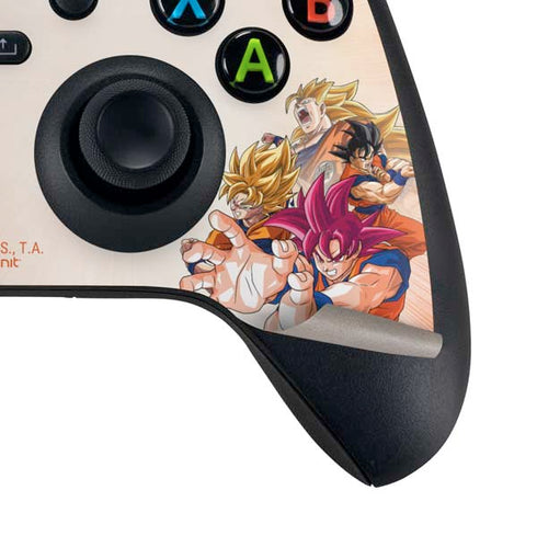 Dragon Ball Super Goku Evolution Xbox Series X Controller Skin