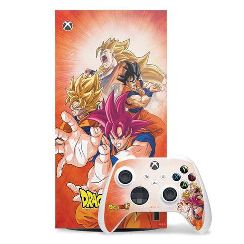Dragon Ball Super Goku Evolution Xbox Series X Skins
